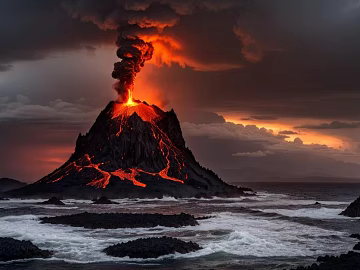 Volcano texture (ID:ffach808803)