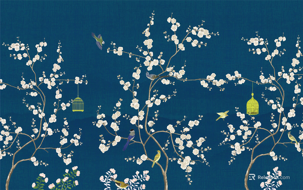 animal and plant pattern texture