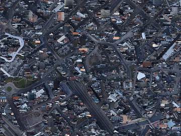 Grey City Aerial View Exterior Map texture (ID:ffaeh408189)