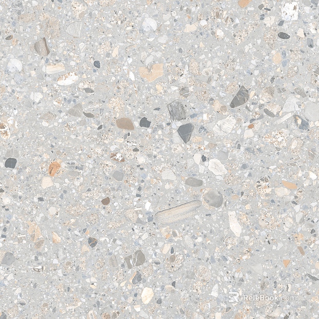 Light gray terrazzo floor and wall tiles texture