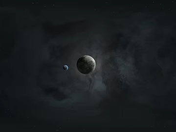 Outer Space Satellite Panorama HDR texture (ID:ffach284738)