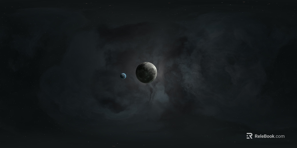 Outer Space Satellite Panorama HDR texture