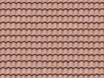 Red tile villa building roof clay ceramic tiles texture (ID:ffach948004)