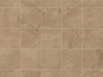 Light brown clay lime grain handmade square brick 3d model