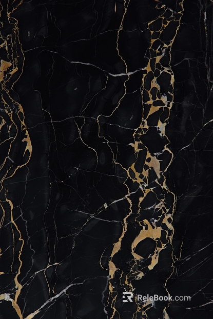 Black Golden Flower Marble texture