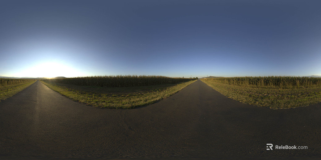 Outdoor Highway Sunny Day HDR texture