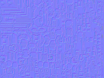 Cyber wind purple blue mechanical texture decorative surface (ID:ffaeh582336)