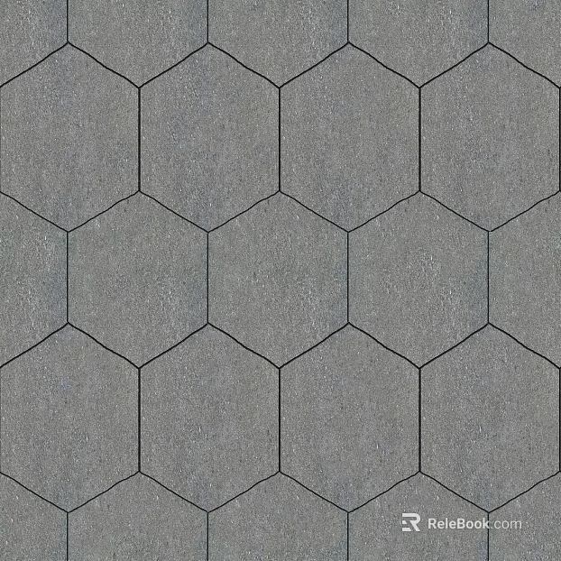 Hexagonal Brick Solid Color Hexagonal Brick texture