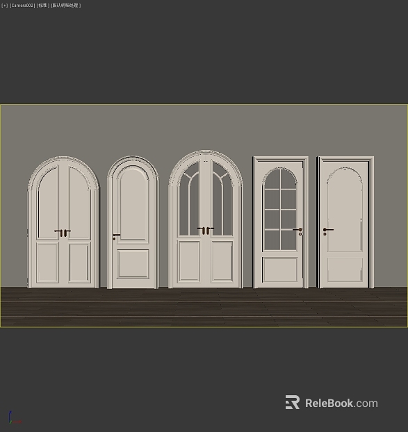 White Retro Wooden Door Interior Door texture
