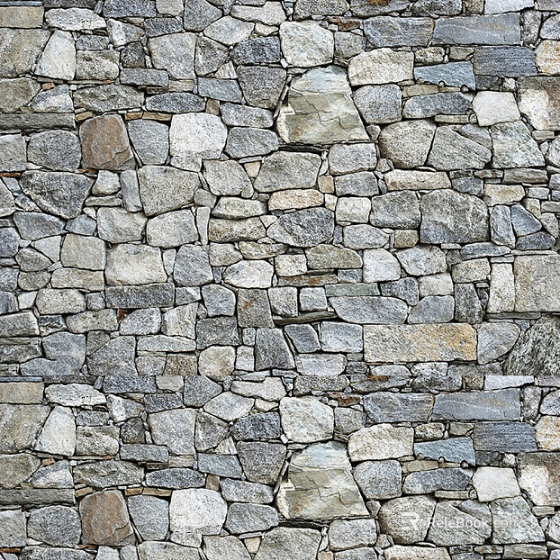 Irregular gravel wall ground texture