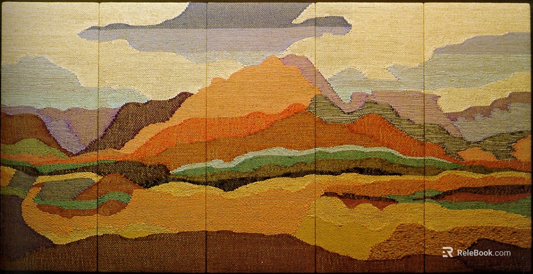 landscape painting texture