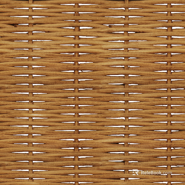 Light brown rattan furniture finish texture