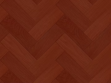 Herringmans on mahogany wood floor 3d model