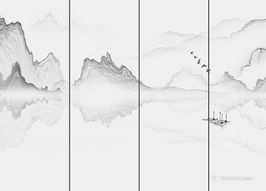 landscape painting texture