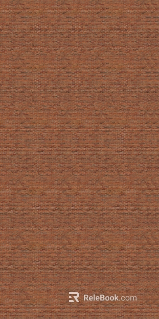 Brick wall yellow red small brick seamless texture