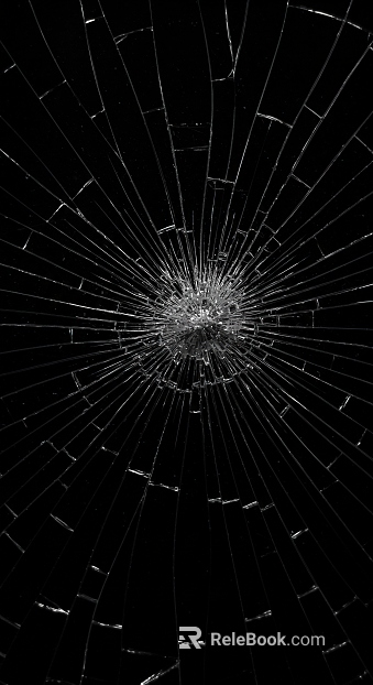 Broken glass texture