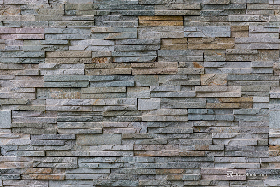Culture Stone Wall Brick Map Seamless texture