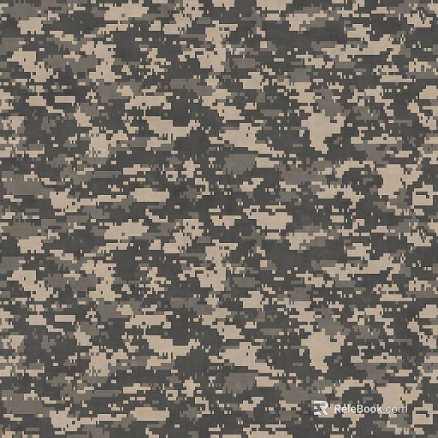 Grey Rice Digital Camouflage Cloth Clothing Fabric texture
