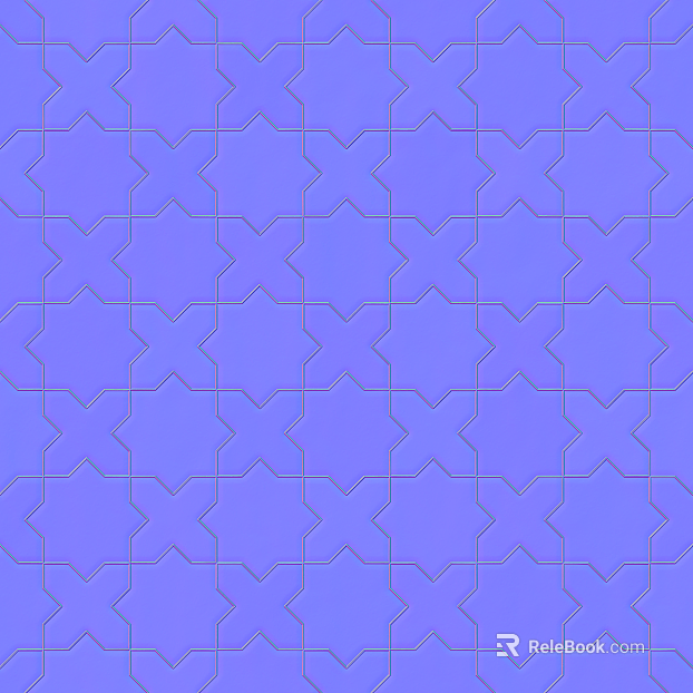 Lilac Geometric Tile Wall Tile texture