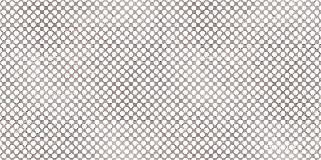 Perforated plate metal texture