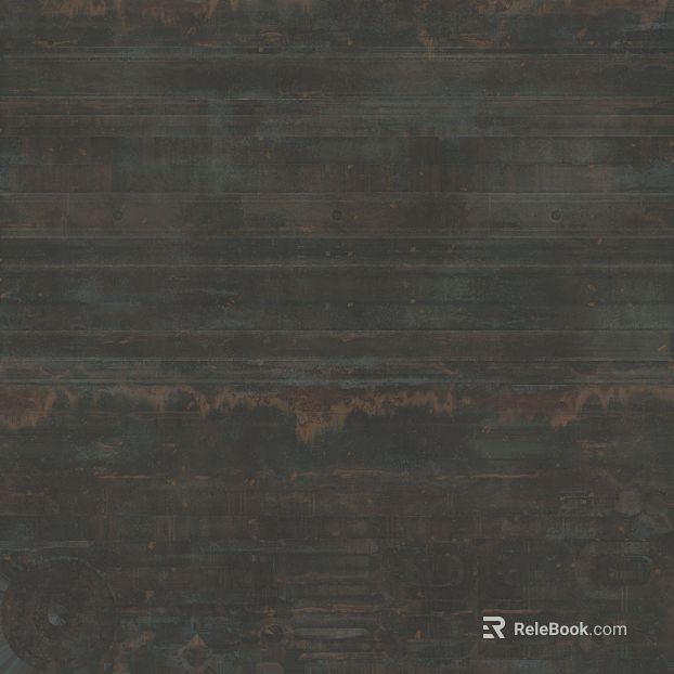 Dark gray distressed metal panel wall decoration texture