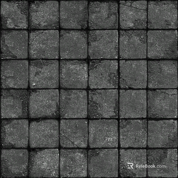 Dark gray stone brick outdoor pavement texture