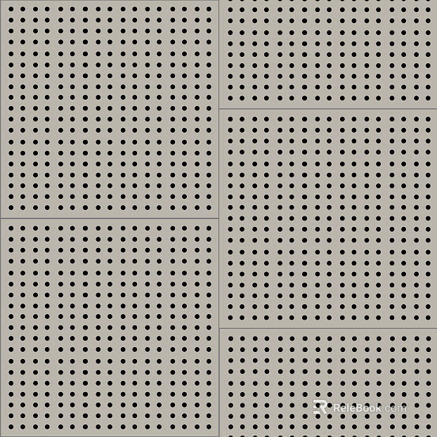 Perforated plate texture