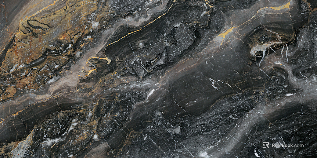 flowing marble gray black texture