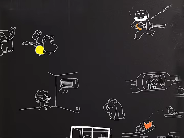 cartoon painting texture (ID:ffaeg33223)