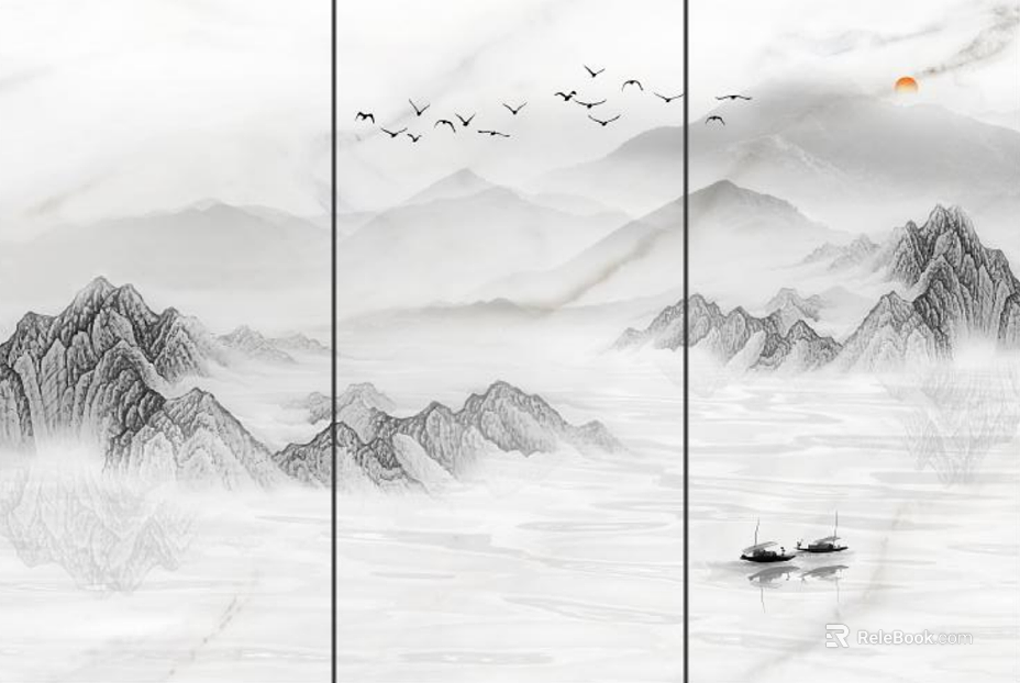landscape painting texture