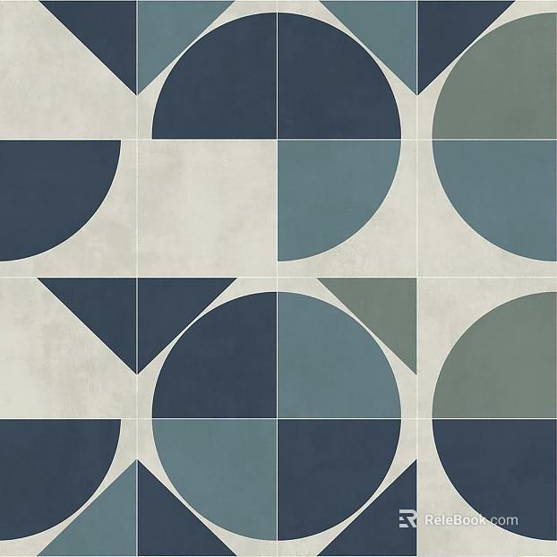 Flower tile texture