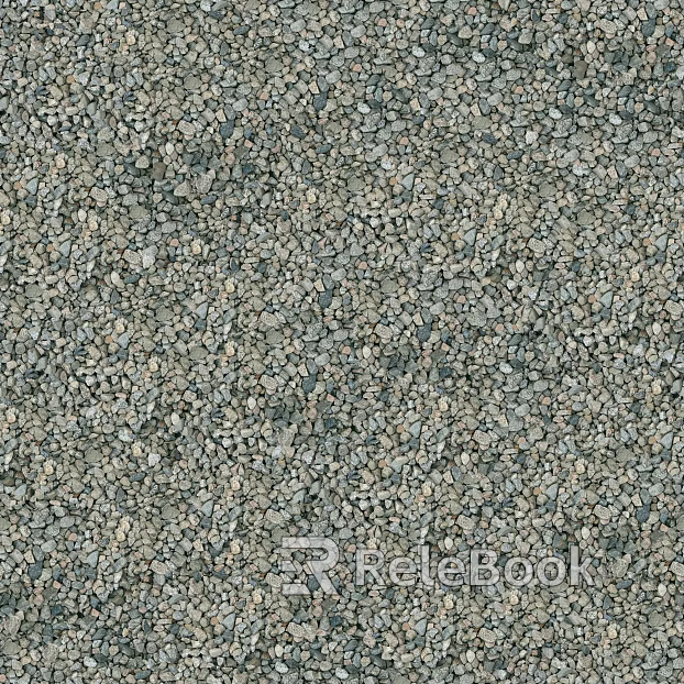 Ground gravel texture