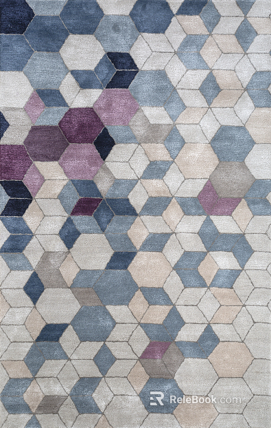 geometric carpet texture