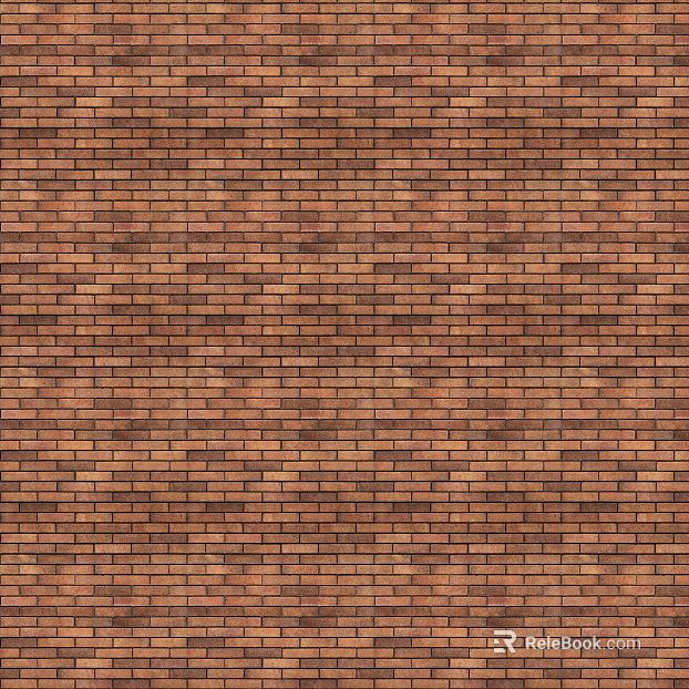 Red-brown brick wall indoor and outdoor wall texture