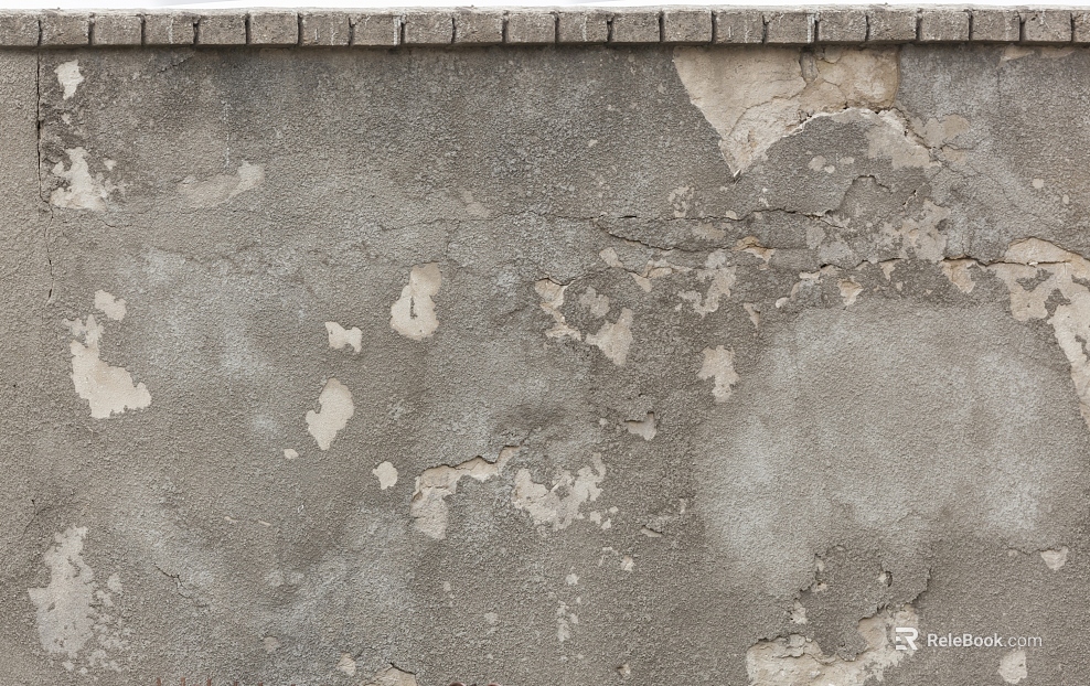 Outdoor wall surface texture