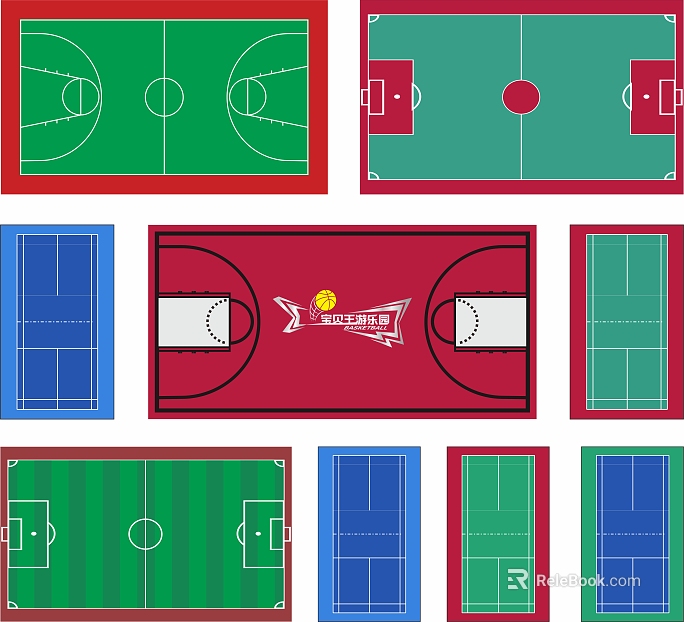 Sports venues texture