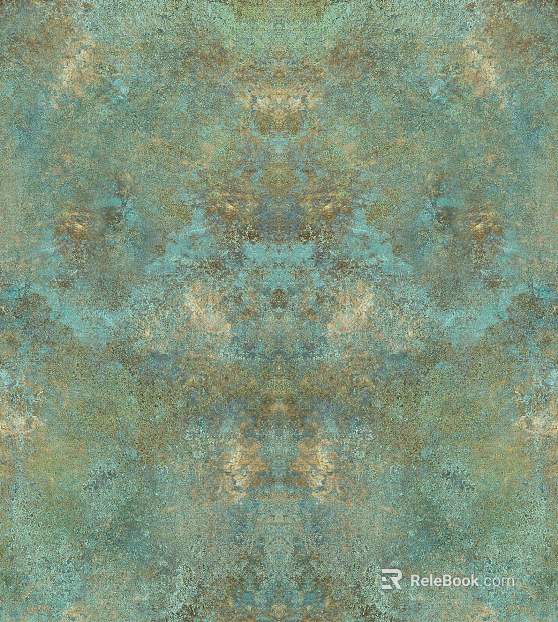 Bronze, patina texture