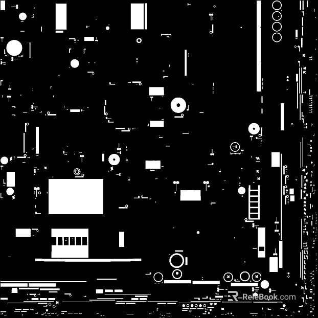 Black and White Bump Circuit Mechanical Map texture