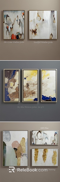 Modern Abstract Decorative Painting Living Room Hanging Painting texture