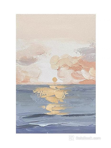 three-dimensional physical painting texture