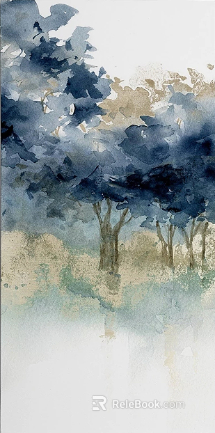 landscape painting texture