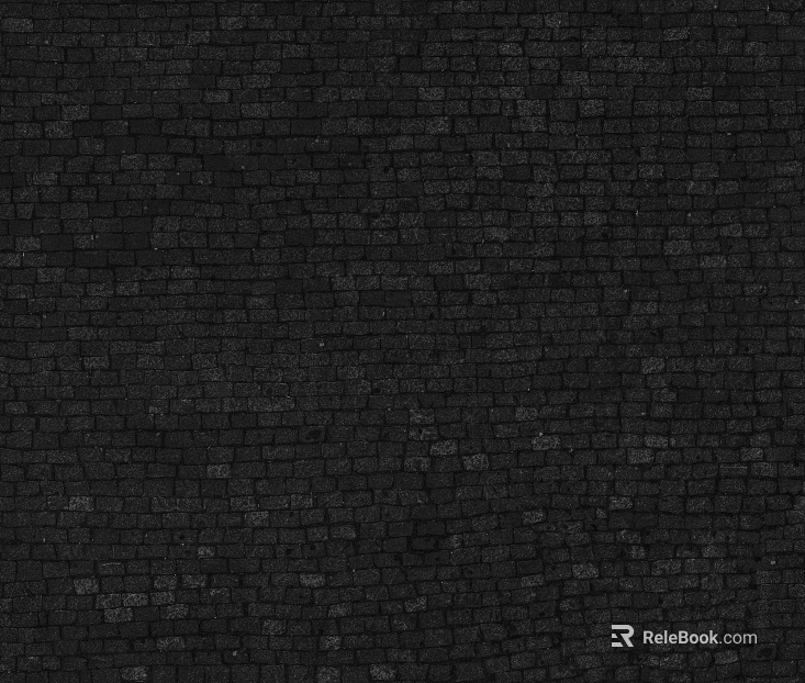 Black Culture Stone Exterior Wall Paving texture