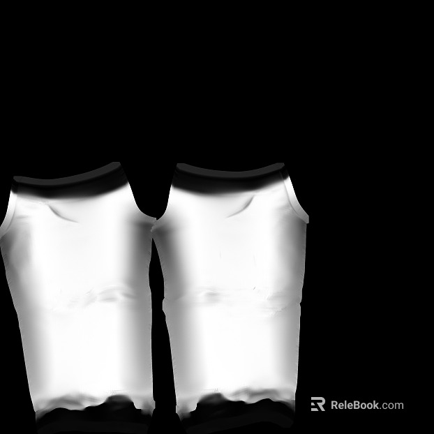 Black and White Clothes Bump Map texture