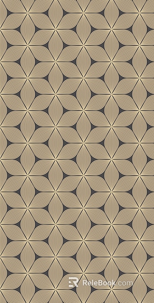 Light gold geometric pattern wallpaper texture