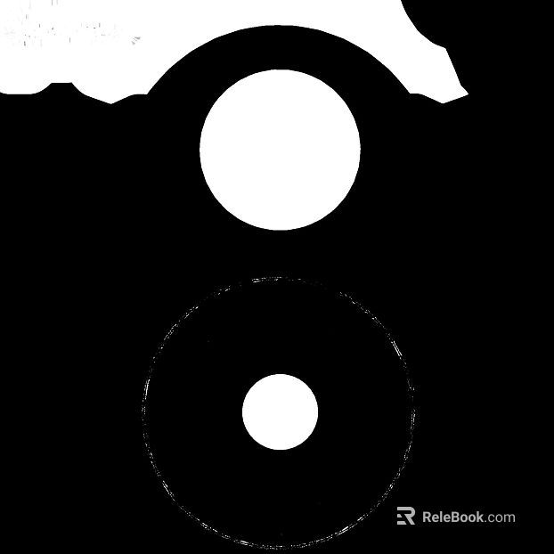 Black and White Circular Bump Map texture