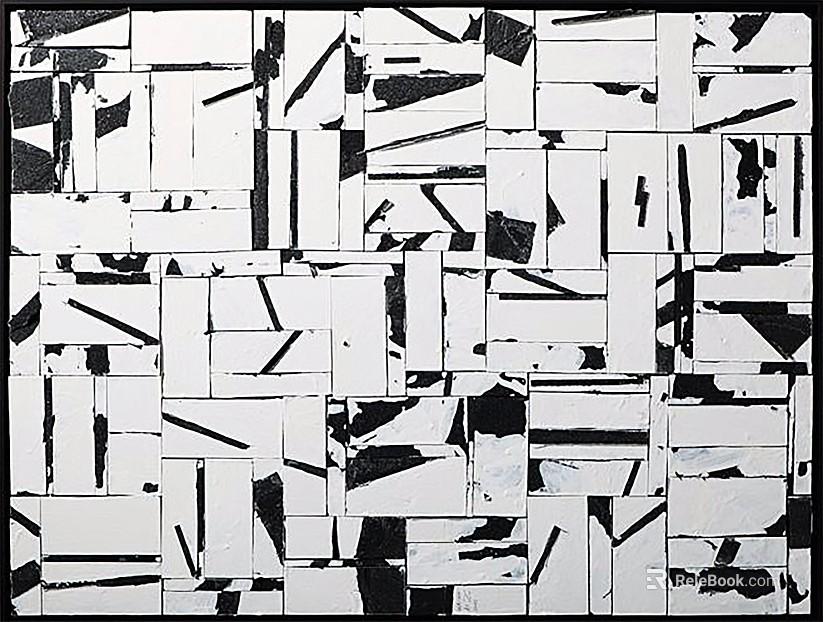 black and white painting texture