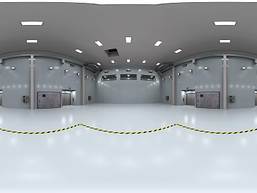 Laboratory workshop Internal warehouse Factory workshop Industrial workshop Dust-free workshop 3d model