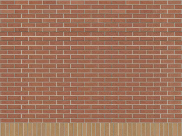 Brick wall red brick plane seamless texture (ID:ffacg07221)