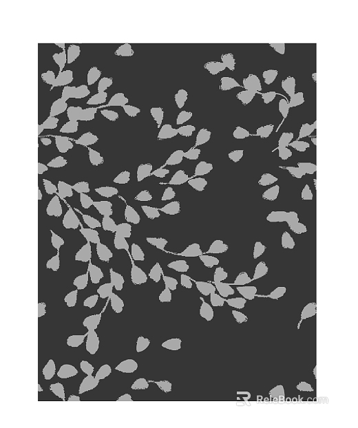 Plant painting texture