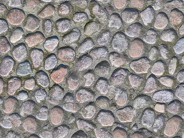 Pebble patchwork floor tile sidewalk road ground street square paving texture (ID:ffach501493)